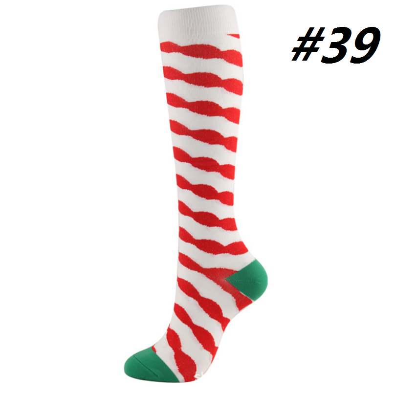 Christmas Compression Socks (1 Pair) for Women & Men #39