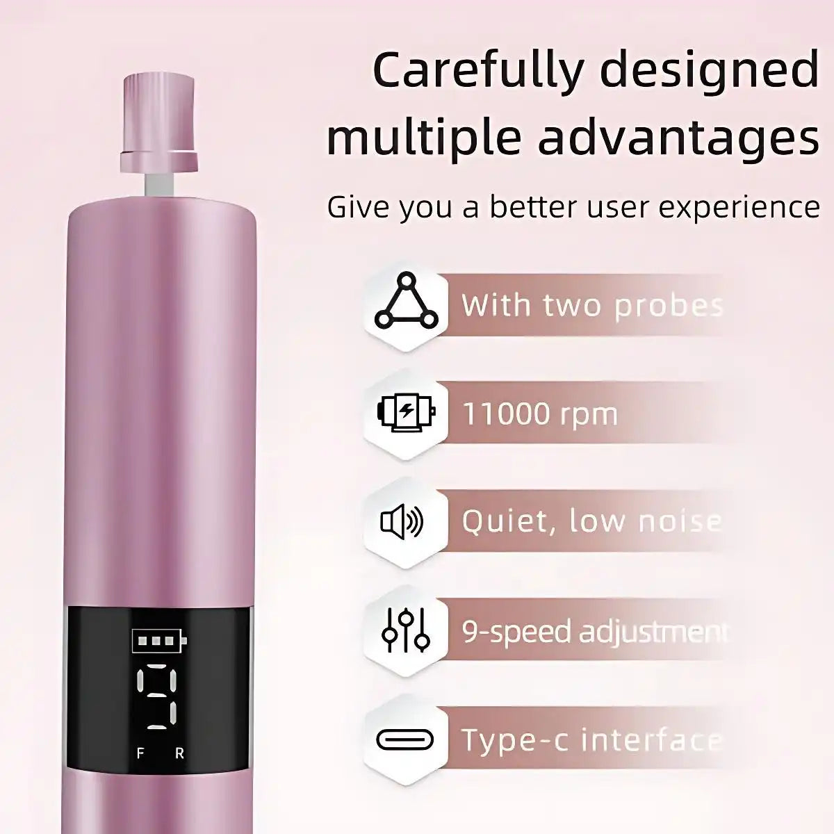 9-Speed Professional Electric Callus Remover & Foot Smoother