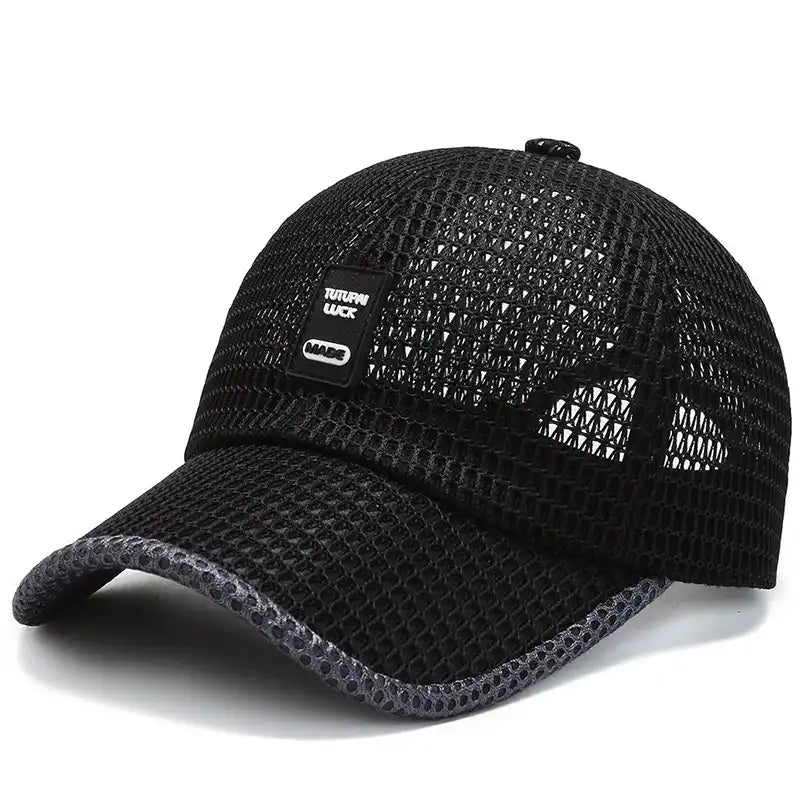 Adjustable Unisex Baseball Cap - Mesh Design for Breathability