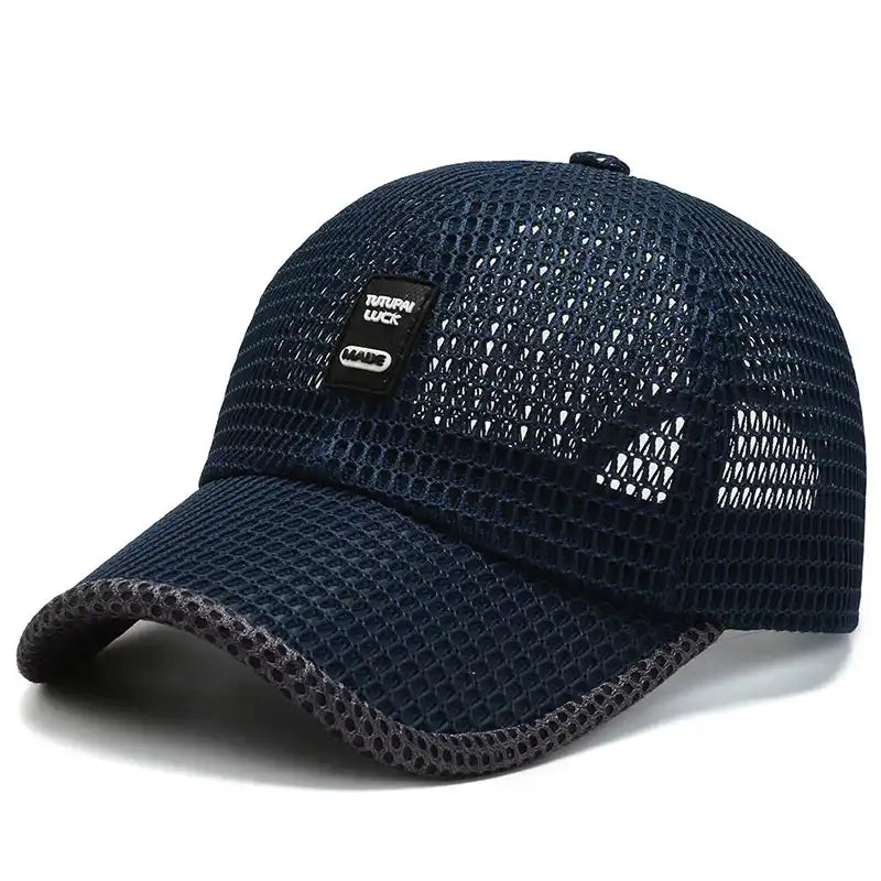 Adjustable Unisex Baseball Cap - Mesh Design for Breathability