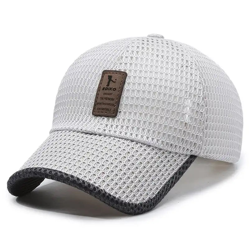 Adjustable Unisex Baseball Cap - Mesh Design for Breathability