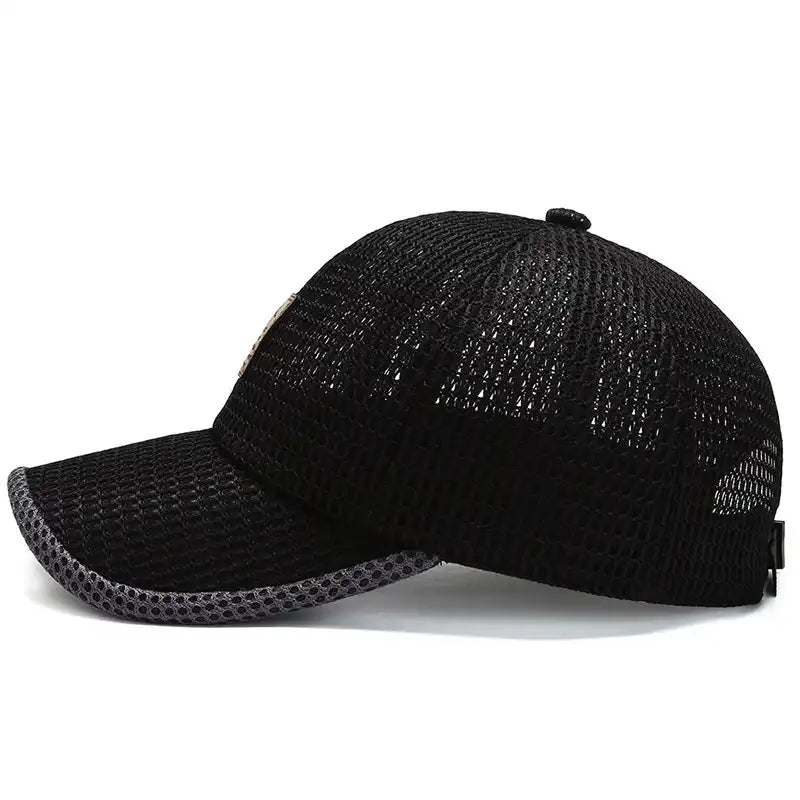 Adjustable Unisex Baseball Cap - Mesh Design for Breathability