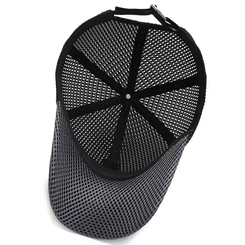 Adjustable Unisex Baseball Cap - Mesh Design for Breathability