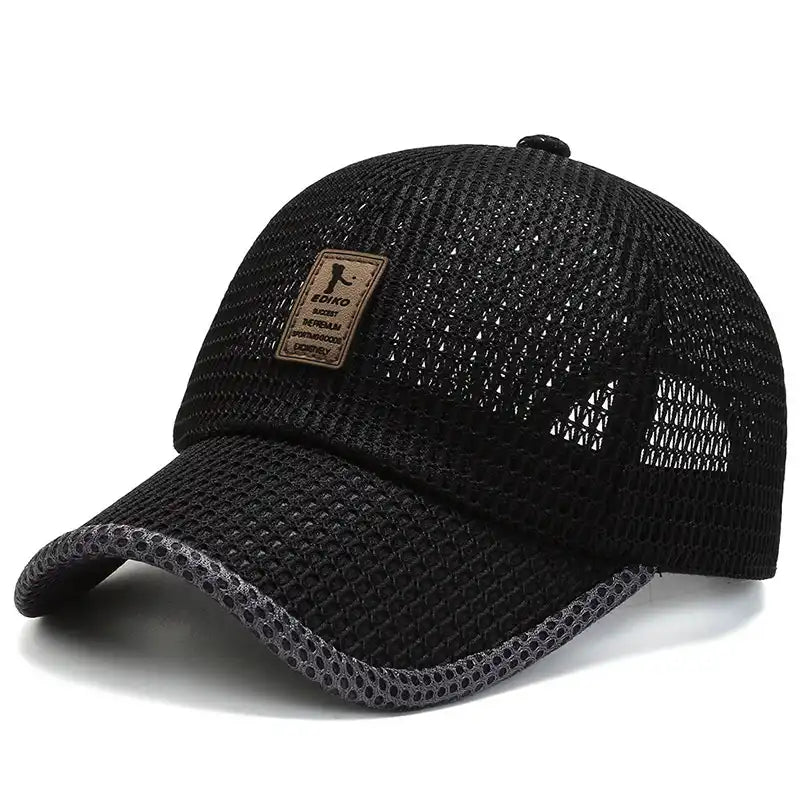 Adjustable Unisex Baseball Cap - Mesh Design for Breathability