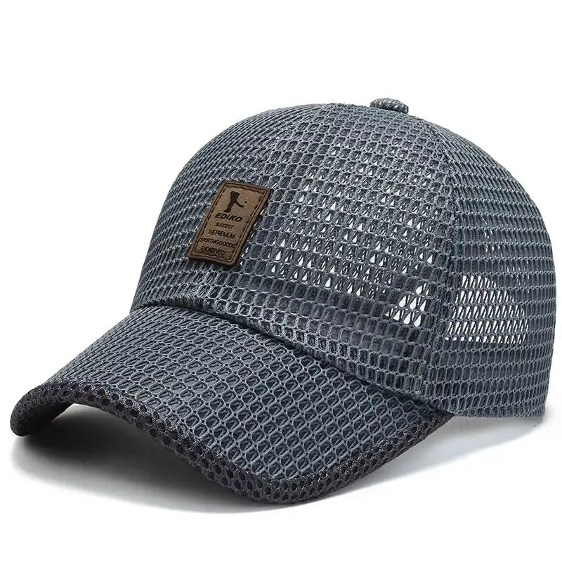 Adjustable Unisex Baseball Cap - Mesh Design for Breathability