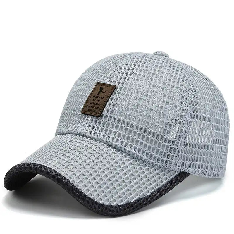 Adjustable Unisex Baseball Cap - Mesh Design for Breathability