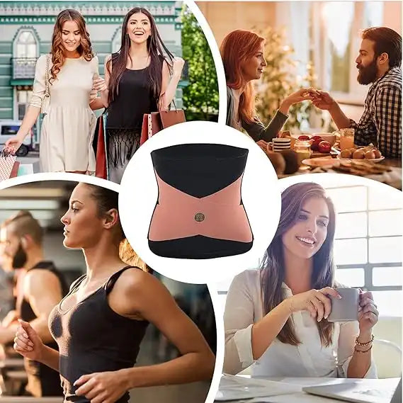 Adjustable Waist Trainer for Women | Seamless Tummy Control | Breathable Summer Slimming Belt