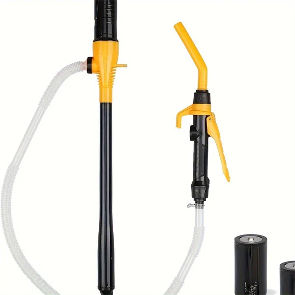 Battery Powered Electric Fuel Transfer Pump with Nozzle – Easy Vehicle Fuel Extraction