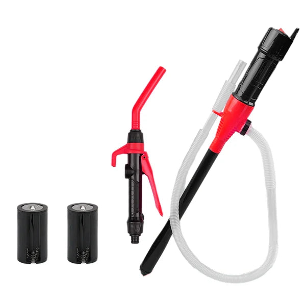 Battery Powered Electric Fuel Transfer Pump with Nozzle – Easy Vehicle Fuel Extraction