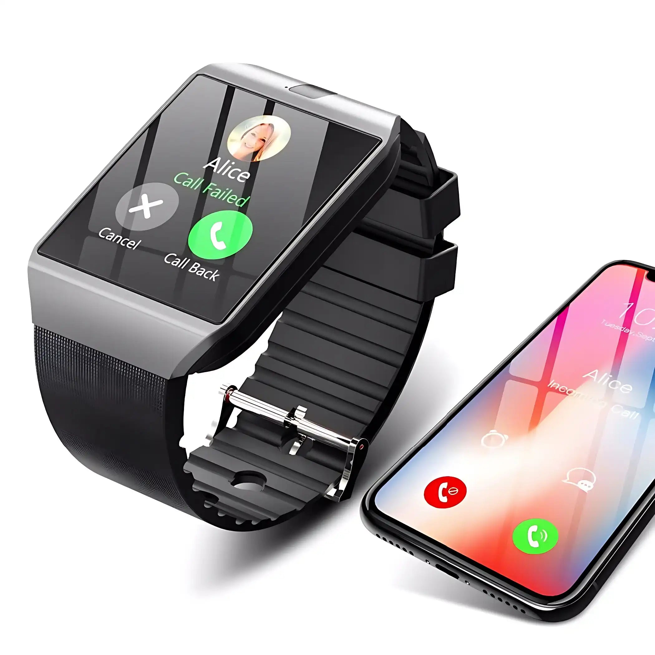 Bluetooth Smartwatch with SIM Calling & Health Tracking