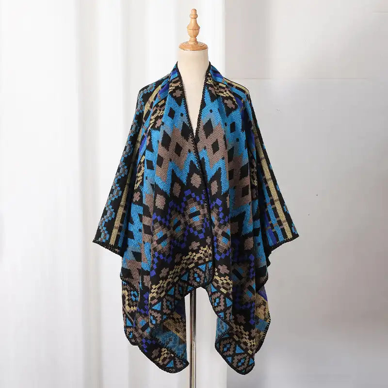 Bohemian Ethnic Style Cape Shawl