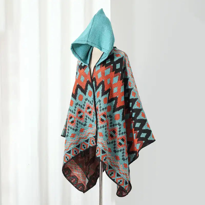 Bohemian Ethnic Style Cape Shawl