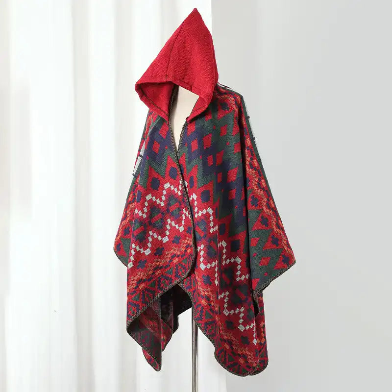 Bohemian Ethnic Style Cape Shawl