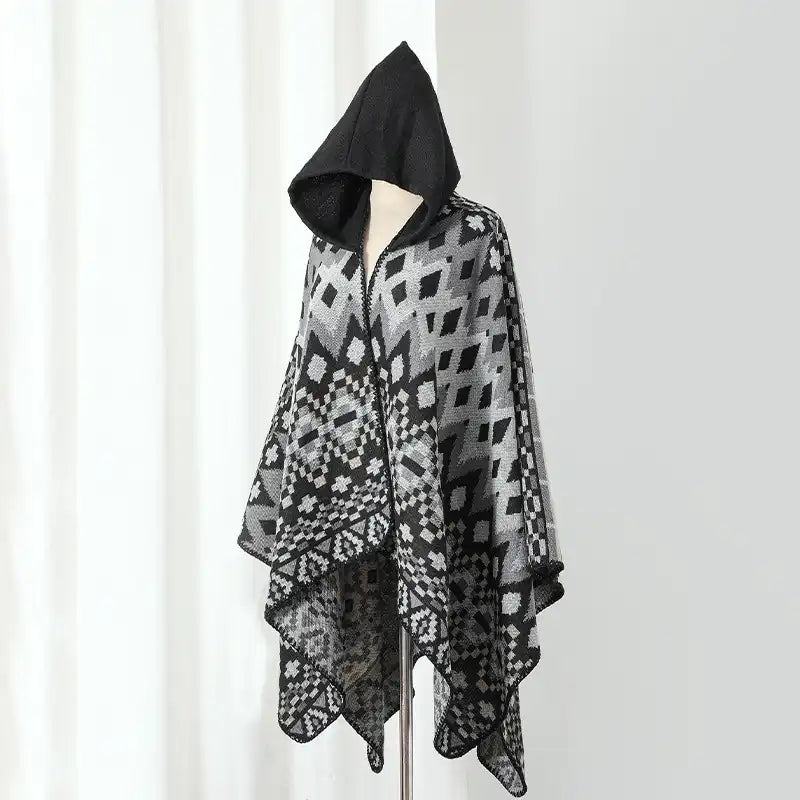 Bohemian Ethnic Style Cape Shawl
