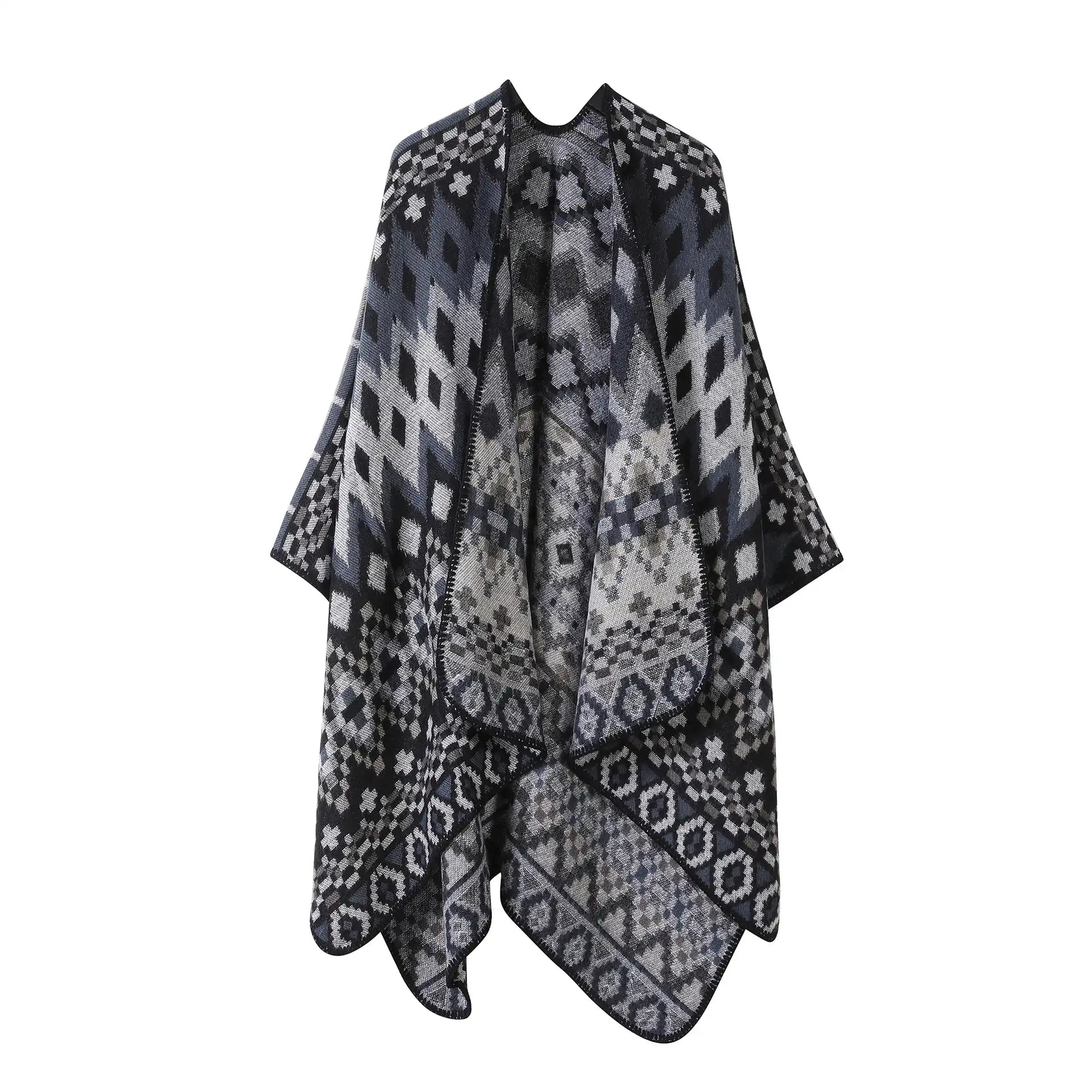 Bohemian Ethnic Style Cape Shawl