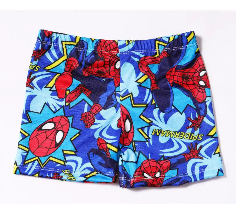 Boys' Fun Cartoon Swimming Trunks Beach Shorts (Random Colors)