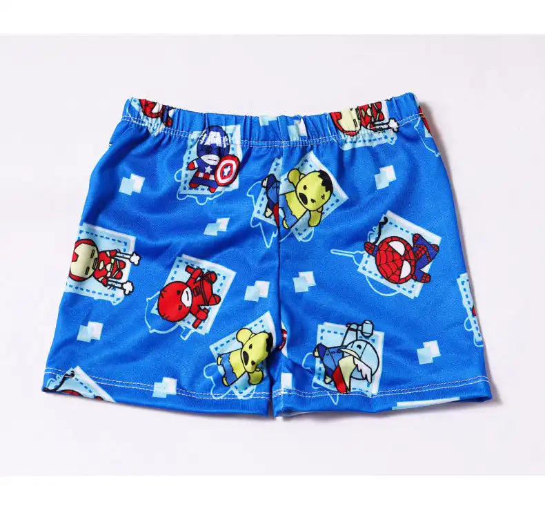 Boys' Fun Cartoon Swimming Trunks Beach Shorts (Random Colors)