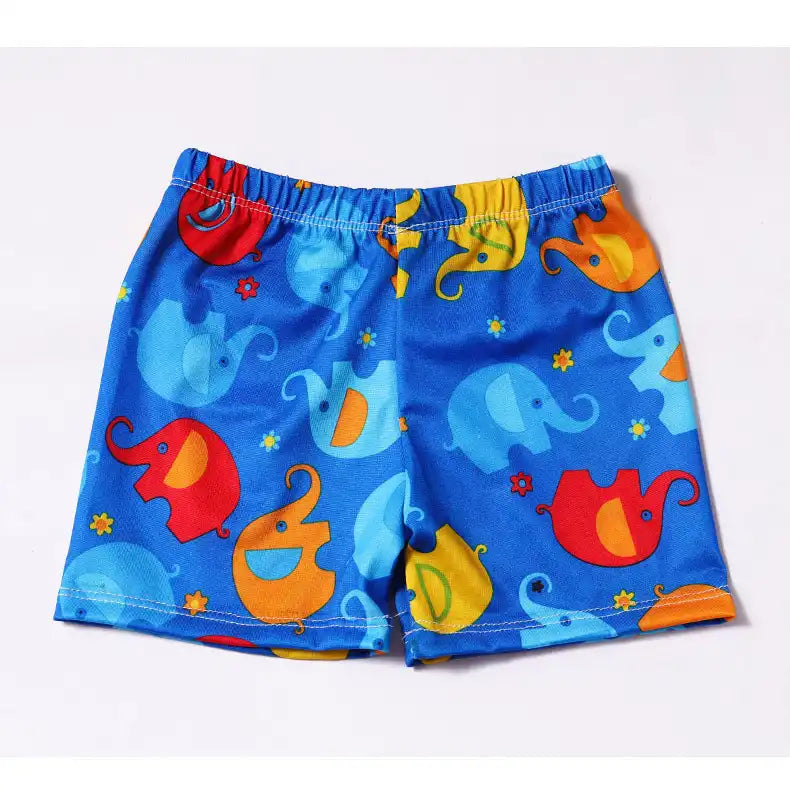 Boys' Fun Cartoon Swimming Trunks Beach Shorts (Random Colors)