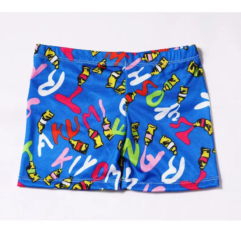 Boys' Fun Cartoon Swimming Trunks Beach Shorts (Random Colors)