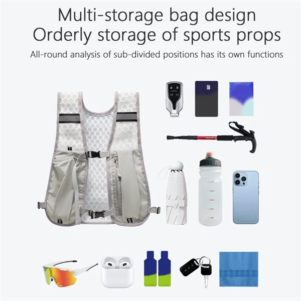 Breathable Hydration Vest Backpack – Lightweight Gear for Running, Hiking & Cycling