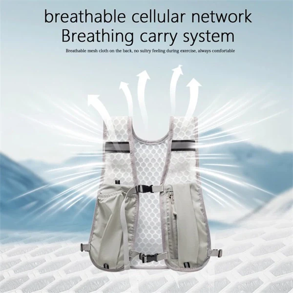 Breathable Hydration Vest Backpack – Lightweight Gear for Running, Hiking & Cycling