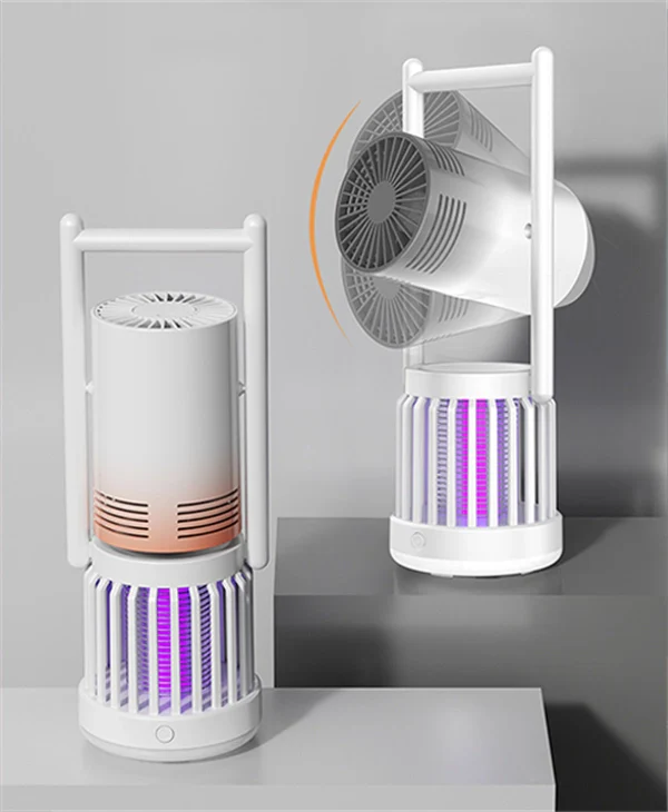 3-in-1 Camping Fan, Mosquito Zapper & Night Light – Portable Outdoor LED Lantern with USB Rechargeable for Outdoor and Indoor