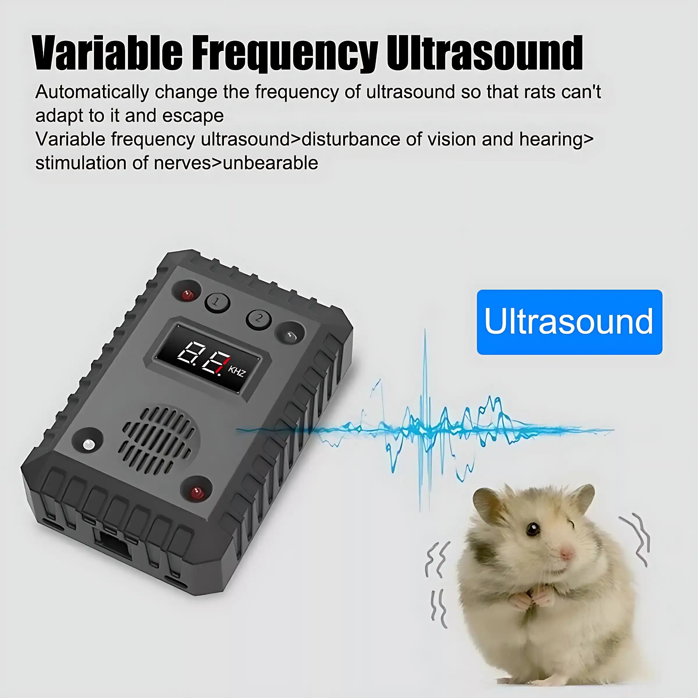 Car Under Hood Ultrasonic Mouse Repellent Pest Animal Repellent