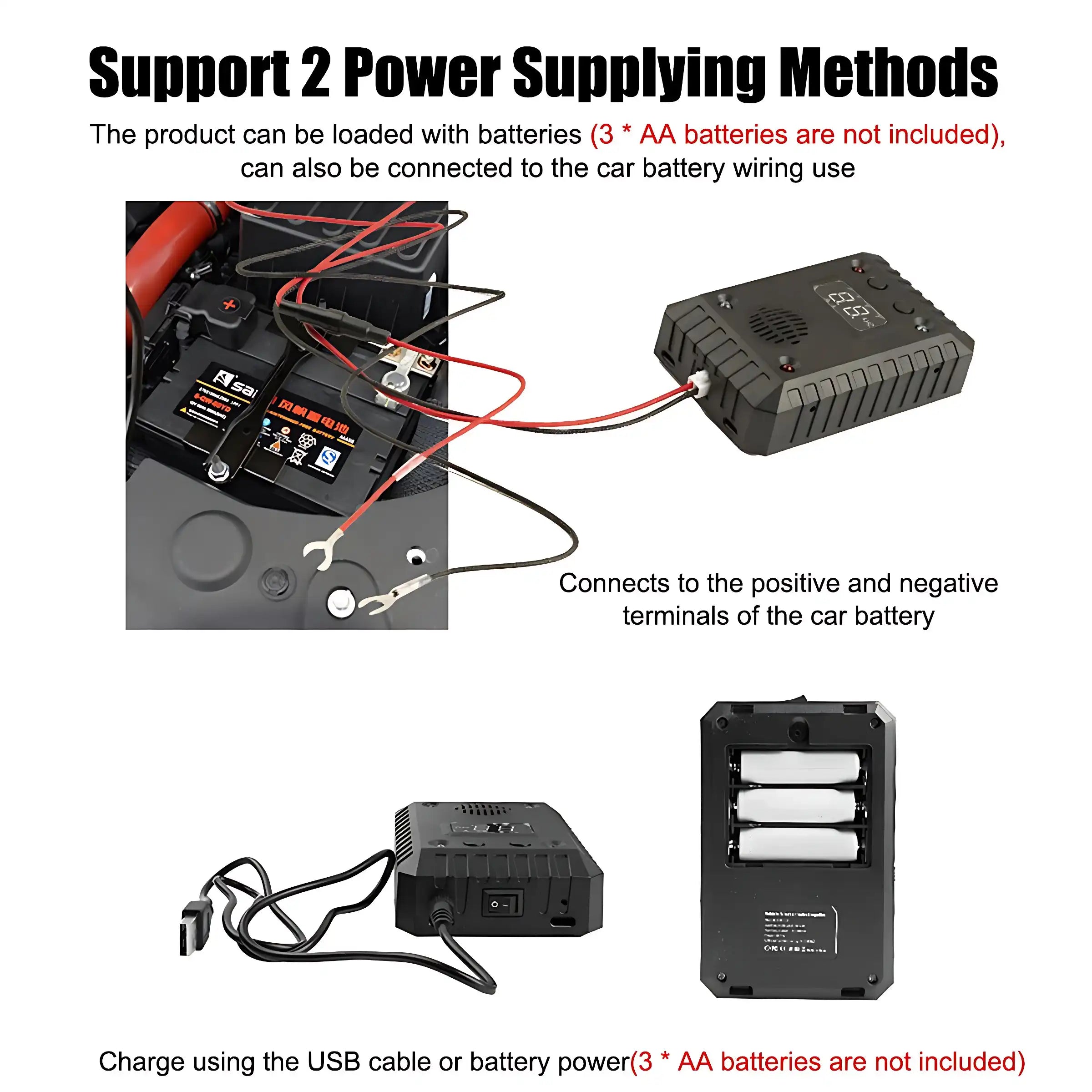 Car Under Hood Ultrasonic Mouse Repellent Pest Animal Repellent