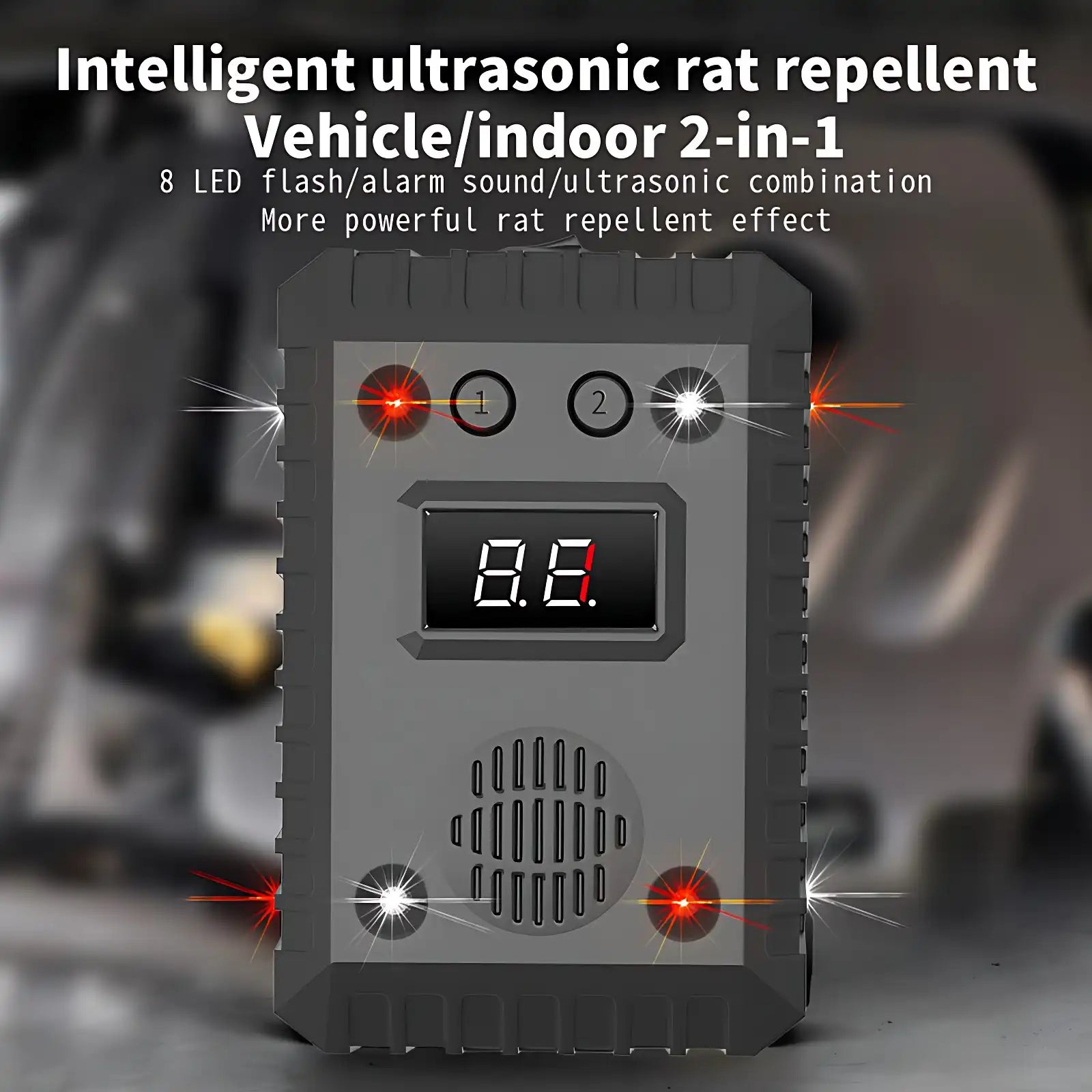 Car Under Hood Ultrasonic Mouse Repellent Pest Animal Repellent