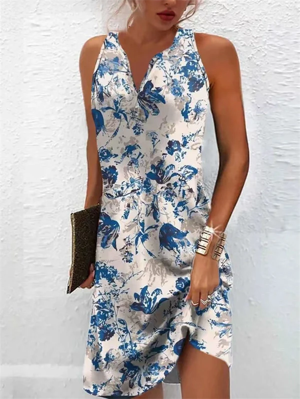 Casual Loose Ethnic Sleeveless Dress
