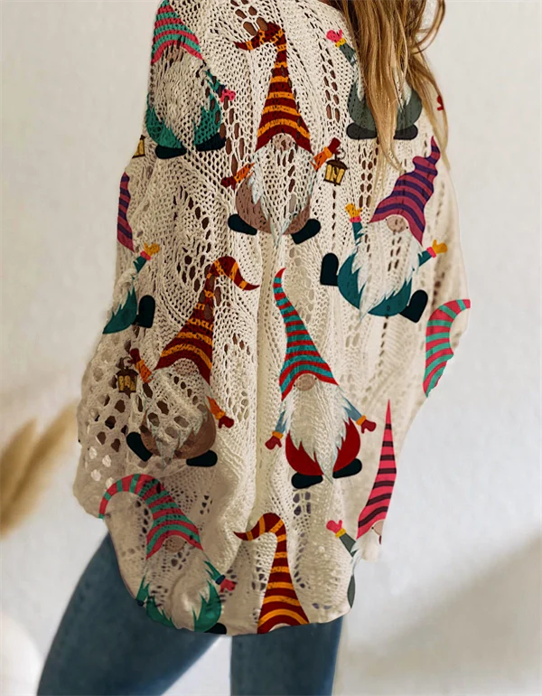 Christmas Tree & Snowman Sweater - Festive Holiday Knit Top