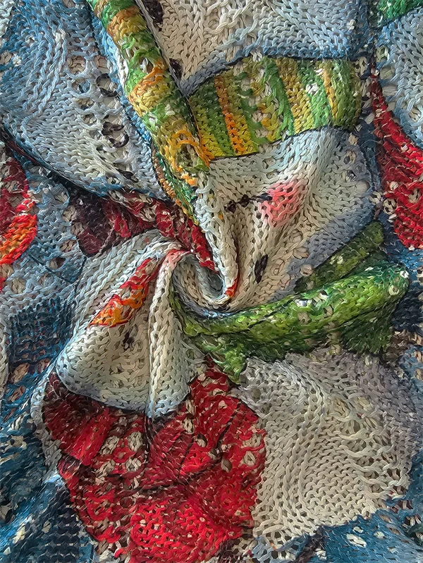 Christmas Tree & Snowman Sweater - Festive Holiday Knit Top