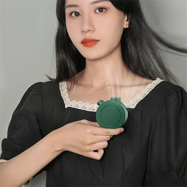 Clip-on Waist Fan with 900mAh Battery Hands-Free Portable Cooling for Outdoor Work