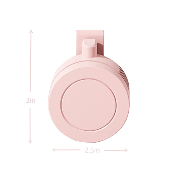 Clip-on Waist Fan with 900mAh Battery Hands-Free Portable Cooling for Outdoor Work