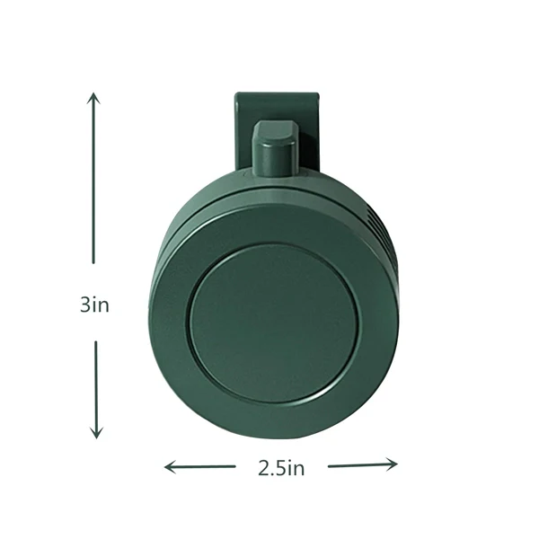 Clip-on Waist Fan with 900mAh Battery Hands-Free Portable Cooling for Outdoor Work