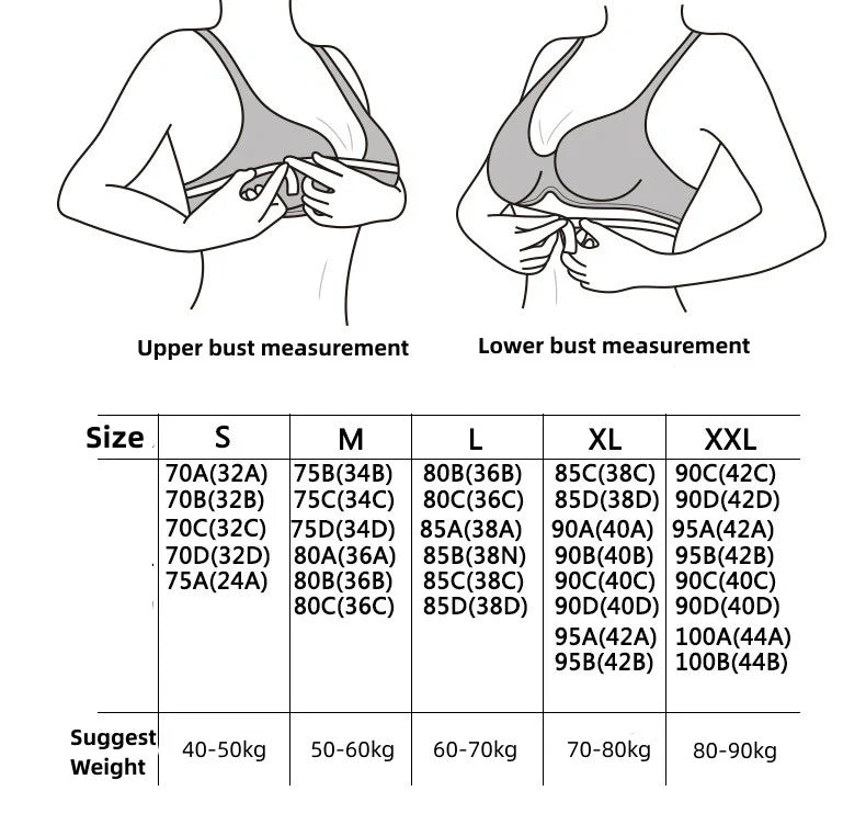 Comfort Support Zip Front Sports Bra - Women's Removable Padding, Gym Yoga