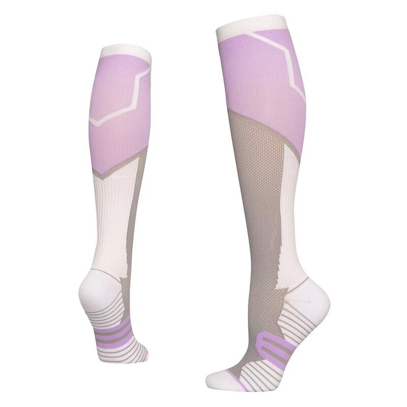 Compression Socks Stocking Knee High Crossfit Training Running Cycling Travel Socks Outdoor