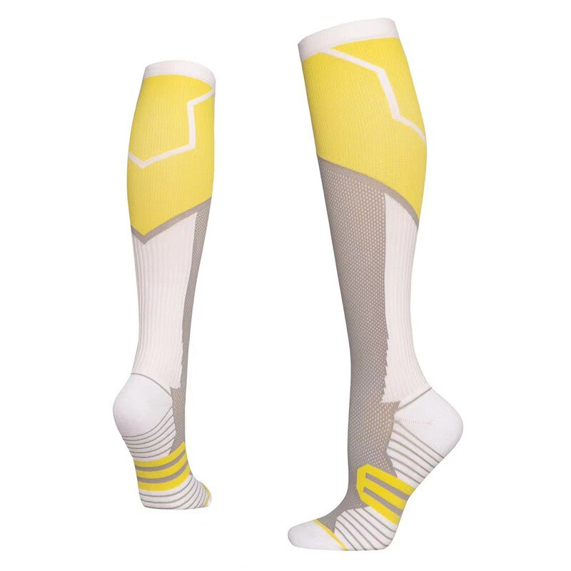 Compression Socks Stocking Knee High Crossfit Training Running Cycling Travel Socks Outdoor