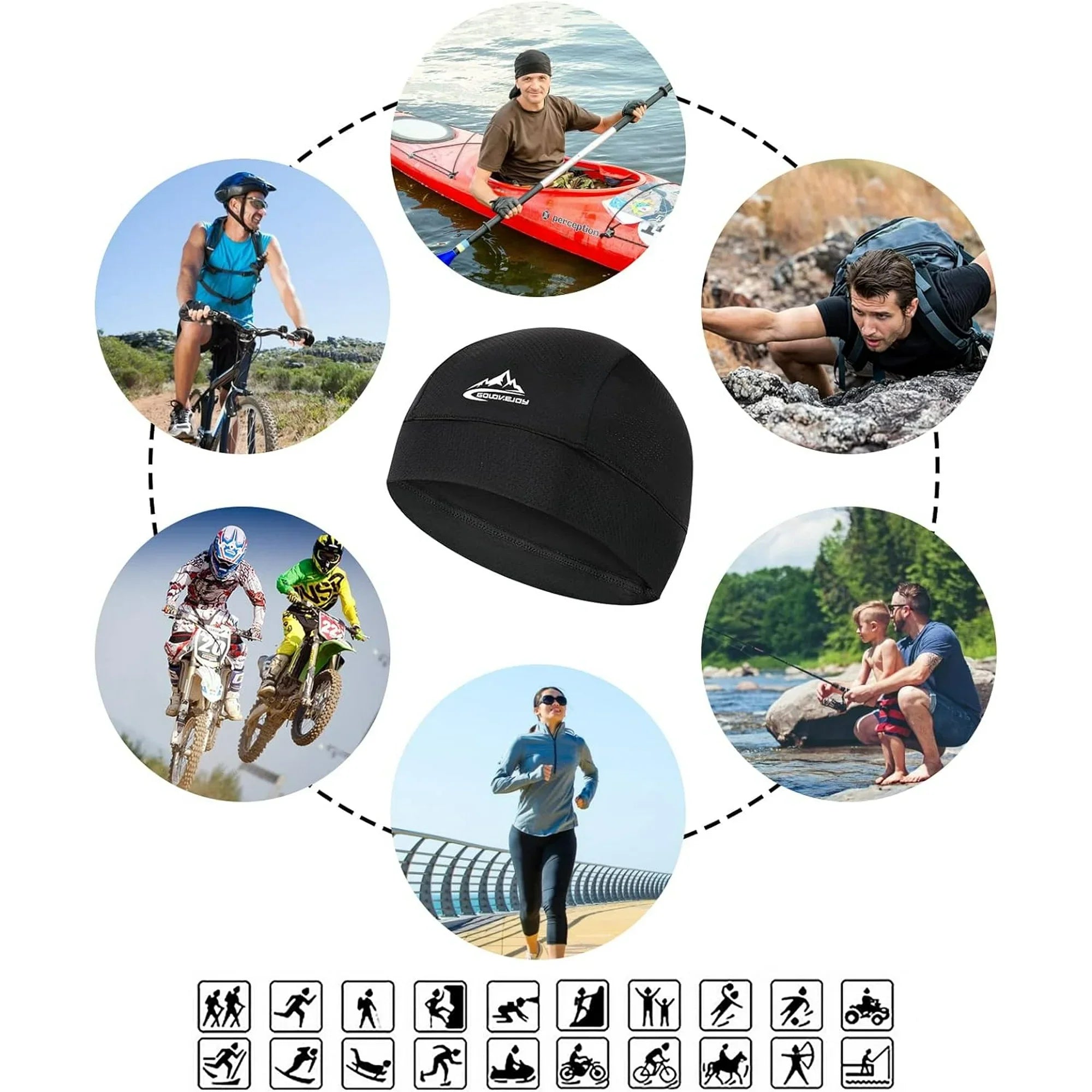 Cooling Quick Dry Cycling Cap Sports Hat