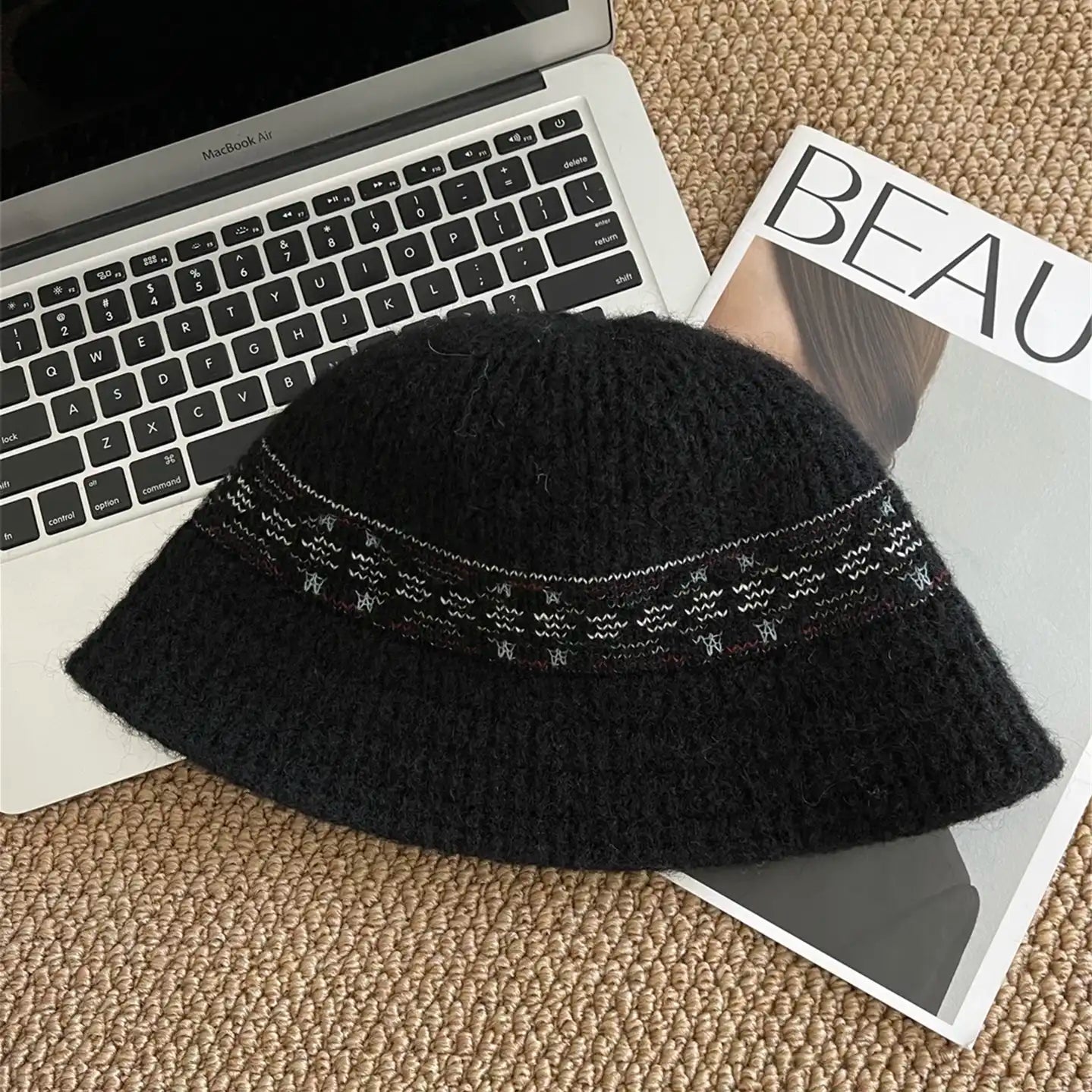 Cozy Cable Knit Bucket Hat for Winte