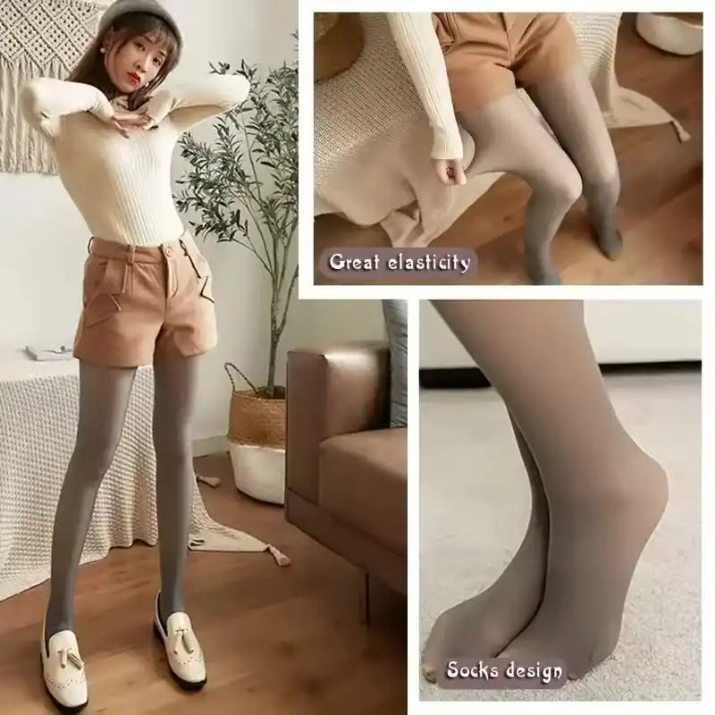 Cozy Fleece Thermal Leggings for Women
