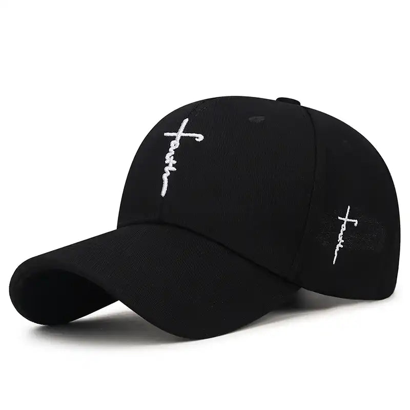 Cross Embroidered Jesus Faith Personalized Baseball Cap