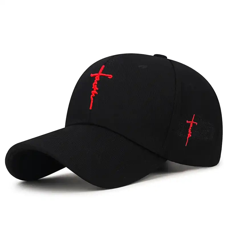 Cross Embroidered Jesus Faith Personalized Baseball Cap