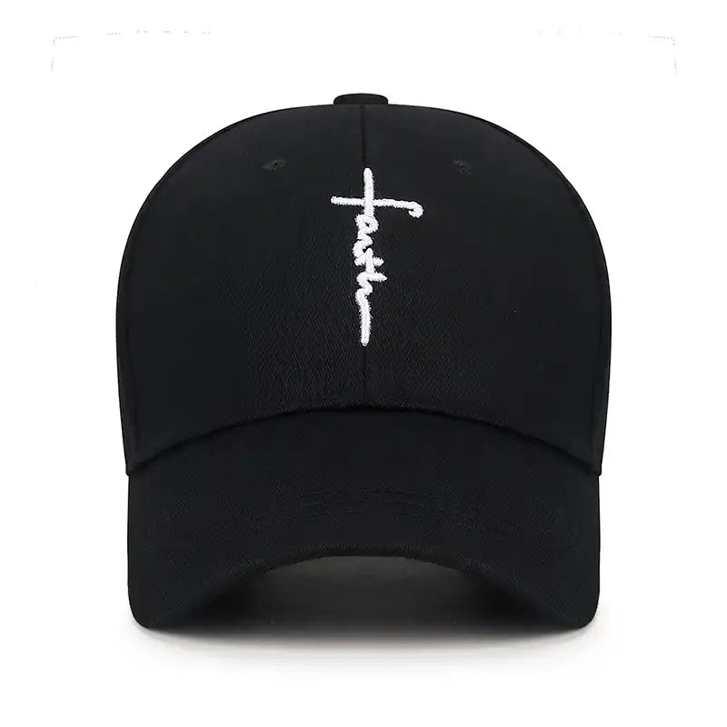 Cross Embroidered Jesus Faith Personalized Baseball Cap