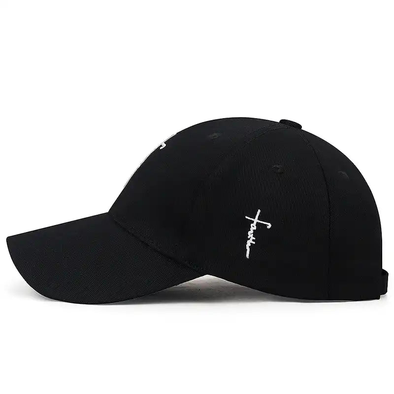 Cross Embroidered Jesus Faith Personalized Baseball Cap