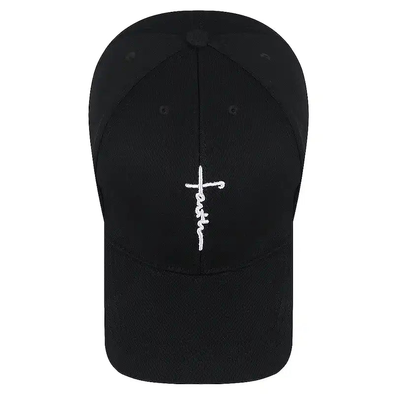 Cross Embroidered Jesus Faith Personalized Baseball Cap