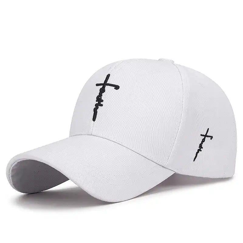 Cross Embroidered Jesus Faith Personalized Baseball Cap