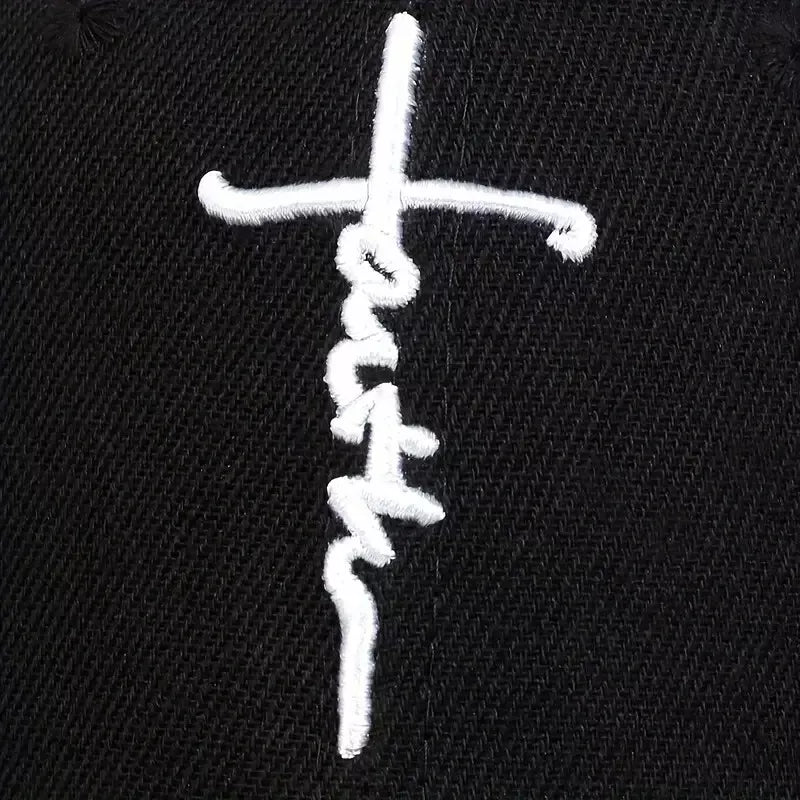Cross Embroidered Jesus Faith Personalized Baseball Cap