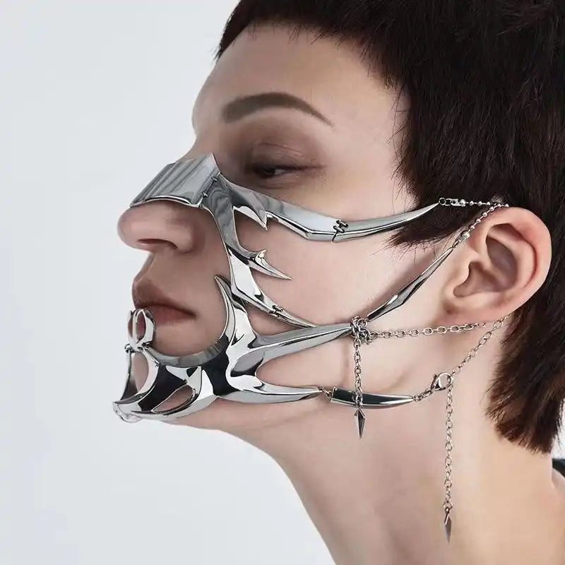 Cyberpunk Titanium Masks for Men and Women