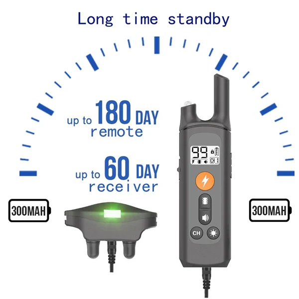 Dog Electric Rechargeable Waterproof 800m Remote Training Collar